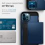 Spigen Slim Armor CS Designed for iPhone 12 / Designed for iPhone 12 Pro Case (2020) - Navy Blue