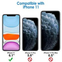 JETech Case for iPhone 11 (2019), 6.1-Inch, Shockproof Bumper Cover, Anti-Scratch Clear Back (HD Clear)