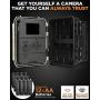 LTE 4G Cellular Trail Cameras – Outdoor WiFi Full HD Wild Game Camera with Night Vision for Deer Hunting, Security - Wireless Waterproof and Motion Activated – 32GB SD Card + Sim Card (1-Pack)