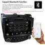 OSSURET 10.1 Inch 32GB Android 10 Car Audio GPS Navigation for Honda Accord 7 2003-2007 Head Unit A/C Control 1080P Video Bluetooth Mirror Link