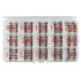 UCTRONICS 15 Values 150pcs Fast-Blow Glass Fuses Assorted Kit 5x20mm 250V 0.1 0.2 0.25 0.5 1 1.5 2 3 4 5 8 10 12 15 20A Tube Fuses with Plastic Box