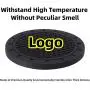 Coasters-car 2.75 inch Auto Cup Silicone Insert Coaster Anti Slip Car Cup Holder Mat Accessories 2 Packs