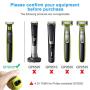 IBERLS DC 4.3V Philips Shaver Charger Power Supply Adapter Cord for Philips Electric Razor Norelco Oneblade QP2520, QP2520/90, QP2520/72, QP2520/70, A00390, All-in-One Grooming Trimmer Charging Cord