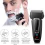 HATTEKER Foil Shaver Mens Electric Shaver Cordless Electric Razor for Men Wet Dry Rechargeable