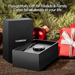 CASEKOO Magnetic Phone Car Mount with Phone Stand, Universal 360° Rotation Strong Magnet Car Phone Holder Mount for Dashboard Compatible with iPhone, Samsung, LG, GPS, Google and All Phone