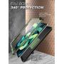 SUPCASE Unicorn Beetle Pro Series Case Designed for iPad Air 4 (2020) 10.9 Inch, with Pencil Holder & Built-in Screen Protector Full-Body Rugged Heavy Duty Case (Green)
