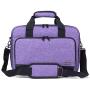 Luxja Projector Case, Projector Bag with Protective Laptop Sleeve, Projector Carrying Case with Accessories Pockets, Large(16 x 11.5 x 5.75 Inches), Purple