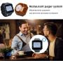 Retekess T128 Restaurant Pager System,Nurse Call System,Beep,Max 500,Customize,Wide Coverage,5 1-Key Waterproof Call Button for Waiter,Staff,Caregiver