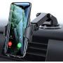 VICSEED Car Phone Mount, [Thick Case & Big Phones Friendly] Long Arm Suction Cup Phone Holder for Car Dashboard Windshield Air Vent Hands Free Clip Cell Phone Holder Compatible with All Mobile Phones