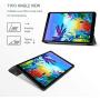 ProCase LG G Pad 5 10.1 FHD Case, Slim Light Smart Cover Trifold Stand Hard Shell Folio Case for 10.1 inch LG G Pad 5 2019 -Black