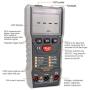 Intelligent Automatic Scanning Digital Multimeter, Pocket 3 5/6-digit DC/AC Voltage Current Capacitance Resistance NCV True RMS Diode Tester,Electronic Maintenance instrument Tools, KM-DM01D