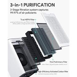 VALKIA Air Purifier Replacement Filter for PU-P01, Upgraded Activated Carbon Air Cleaner Purifier Filter, True HEPA Replacement Filter Air Purifier, Remove 99.97% Smoke Dust Odor (2 Pieces)