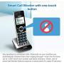 VTech VS113-0 Accessory Handset for VS113 Cordless Phone Series with Extended Range, 2'' Backlit Screen Big Buttons,Call Blocking,Connect to Cell Bluetooth