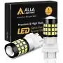 Alla Lighting 3157 LED Bulbs Super Bright 3156 3056 3057 4157 3457 4057 LED Brake Stop, Back-up Reverse, Turn Signal Lights, DRL, Taillights, 6K Xenon White