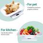 Digital Pet Scale Baby Scale Food Weight Mini Scale LCD Electronic Scales for Measure Small Dog Cat Small Animals Pet Food (Mini Pet Scale)