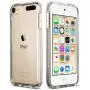 ULAK Soft TPU Bumper PC Back Hybrid Case for iPod Touch 6/iPod Touch 5/iPod Touch 7 - Retail Packaging - Clear Slim
