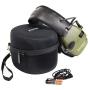 Caseling Hard Case for Howard Leight Impact Sport OD Electric Earmuff. - Includes Mesh Pocket for Accessories. - Black