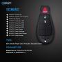 ECCPP M3N5WY783X 1X Replacement Uncut 433MHz Keyless Entry Remote Key Fob for C hrysler 300 Town & Country/for D odge Durango Challenger Charger Journey Grand Caravan/for V olkswagen Routan IYZ-C01C