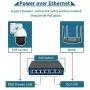 BIOXO 30x Zoom High Speed Auto Tracking PoE Ptz Camera, 5MP PoE+ Ptz IP Camera Outdoor, Waterproof Dome Camera, 328ft Night Vision Cameras