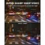 【2020 Standard Upgrade】 AUKEY Dash Cam Full HD 1080P Dash Camera for Cars with Supercapacitor and 6-Lane 170 Degrees Wide Angle Lens Car Camera with 2 LCD, Motion Detection, G-Sensor 【2020 Standard Upgrade】 AUKEY Dash Cam Full HD 1080P Dash Camera for Cars with Supercapacitor and 6-Lane 170 Degrees Wide Angle Lens Car Camera with 2 LCD, Motion Detection, G-Sensor
