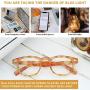 JiSoo Blue Light Reading Glasses Women 2.5 Trendy,Stylish Blue Light Readers 2.5, Computer Reading Glasses Blue Light Blocking, Tortoise