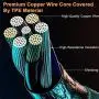 iPhone Charger Cable,[MFi Certified] Aoliplus 6ft LED Flowing Lightning Cable Fast Charger Data Sync Transfer Cord Compatible with iPhone 12 SE 11 PRO MAX XS XR X 8 7 Plus 6S 6 iPad (Red)