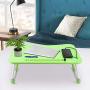 Slendor Laptop Desk Foldable Bed Table Folding Breakfast Tray Portable Lap Standing Desk Notebook Stand Reading Holder for Bed/Couch/Sofa/Floor