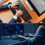 VictSing Keyboard Wrist Rest, Wrist Support Pads for Keyboard and Mouse, Memory Foam Ergonomic Cushion for Carpal Tunnel, Mouse Rest Pad Pain Relief Easy Typing for Computer, Laptop, Office, Black