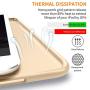 DTTO Mini Case for iPad Mini 3/2/1, (Not Compatible with Mini 5th Generation 2019) Ultra Slim Lightweight Smart Case Trifold Cover Stand with Flexible Soft TPU Back Cover [Auto Sleep/Wake],Gold
