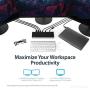 StarTech.com USB-C Dock - 4K Triple Monitor Laptop Docking Station with Dual DisplayPort & HDMI - 100W Power Delivery - USB-C, 4x USB-A Hub - USB 3.1 Gen 1 Type-C Dock - Windows & MacBook (DK30CH2DEP)
