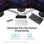 StarTech.com USB-C Dock - 4K Triple Monitor Laptop Docking Station with Dual DisplayPort & HDMI - 100W Power Delivery - USB-C, 4x USB-A Hub - USB 3.1 Gen 1 Type-C Dock - Windows & MacBook (DK30CH2DEP)