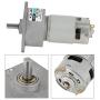 DC12V/24V 35W Mini DC Gear Motor Metal Speed Adjustable Large Torque Motor CW/CCW(12v 600rpm)