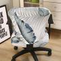 wonderfulwu Stretch Chair Covers Spandex Office Computer Chair Cover Removable Washable Rotate Swivel Chair Protective Covers