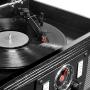 Victrola 8-in-1 Bluetooth Record Player & Multimedia Center, Built-in Stereo Speakers - Turntable, Wireless Music Streaming | Black