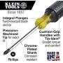 Klein Tools 603-4 Screwdriver, #2 Phillips Tip that is Precision Machined, with Cushion Grip, 8-Inch