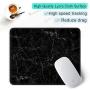 ITNRSIIET Gaming Mouse Pad with Stitched Edges, Premium-Textured Mouse Mat Pad, Non-Slip Rubber Base Mousepad for Laptop, Computer & PC, 10.2×8.3×0.12 inches, Black Marbling