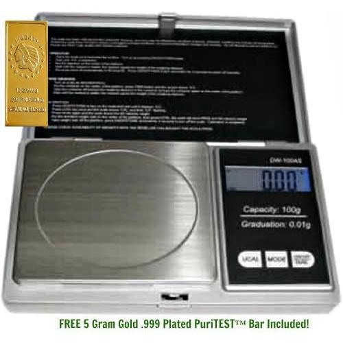 1 Digital 100 x 0.1 Gram (g) ELECTRONIC POCKET SCALE-Carat, Ounce, Gram & Grain