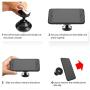QIAOBA Universal Round Chassis Sticker Non Magnetic Micro Suction Vehicle Mobile Phone Mount Car Support Holder iPhone 7/8/X,Samsung Galaxy Others Electronic Product (Red)