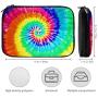 Tie Dye Electronic Organizer Bag Pouch for Electronics Accessories
