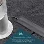 5-Ft Carpet Cord Cover for Floor, Cushioned Cord Protector, Works on Loop Pile, Berber or Most Office Style Carpet ONLY - Dark Gray