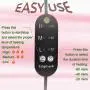 ESIGMARK Small Portable Neck Heating Pad,Electronic,Timing Control & Heat Setting,Adjustable,Infrared Radiation,Herbal Therapy Neckband for Sore Neck,Headache,Dizziness,Neck Relaxation & Relief