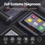 Autel MK808 Diagnostic Scan Tool with All System Diagnosis and 25 Services, IMMO, Oil Reset, EPB, BMS, SAS, DPF, ABS Bleed, Combination of MaxiCheck Pro and MD802