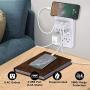 Multi Plug Outlet, Surge Protector, ANHAORUI Outlet Splitter with 6 Outlet Extender and 3 USB Ports (White)