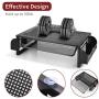 Simple Trending Metal Monitor Riser Stand and Computer Desk Organizer with Drawer, Black