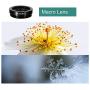 Phone Lens,by Ailun,3 in 1 Clip On 180 Degree Fish Eye Lens+0.65X Wide Angle+10X Macro Lens,Universal HD Camera Lens Kit for Mobile Phone,Cellphone,Smart Phone