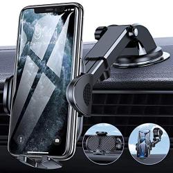 TORRAS Car Phone Holder Mount [Thick Case & Big Phone Friendly] 3 in 1 Cell Phone Holder for Car Dashboard Windshield Air Vent Compatible with iPhone 12 11 Pro Max Samsung Galaxy Note S20 Ultra