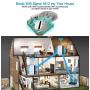 Super Booster WiFi Range Extender/WiFi Range Extender Super Booster 300Mbps,WiFi Repeater Superbooster Speed Wireless AC300Mbps Wireless Network Adapter with 2.4GHz US Plug （White）