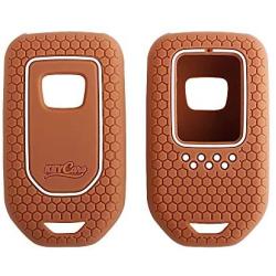 A.M.E. 2PCS Deluxe Key Fob Cover for Honda Accord CR-V CIVIC PILOT Smart Key