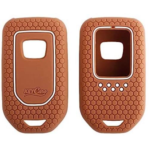 A.M.E. 2PCS Deluxe Key Fob Cover for Honda Accord CR-V CIVIC PILOT Smart Key