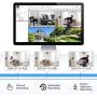 ZOSI H.265+1080p Home Security Camera System,8 Channel 5MP-Lite CCTV DVR with 4 x 1920TVL Weatherproof Surveillance Bullet Camera Outdoor/Indoor with 80ft Night Vision,Remote Access, Motion Alerts